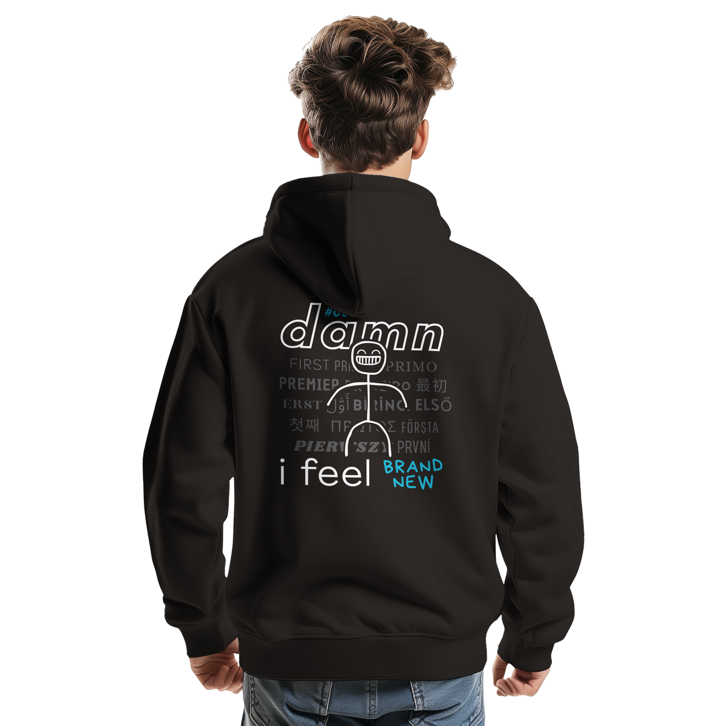 THE DAMN HOODIE 0001-B