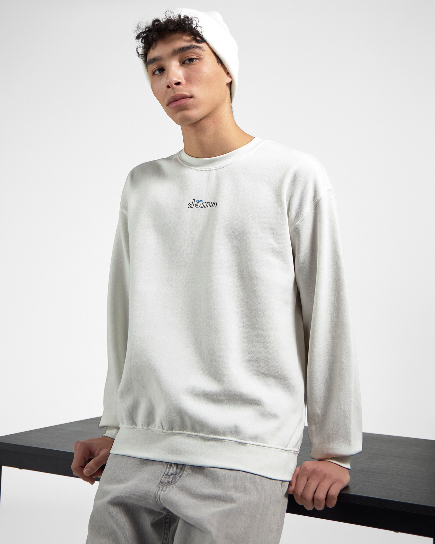 THE DAMN "SWEETSHIRT" 0001-W